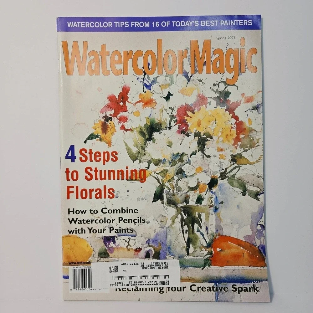 Watercolor Magic Magazine 2002 Full Year Set 4 Issue Spring Summer Autumn Winter